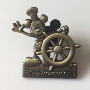 Disney Mickey Mouse Brass Pin Collectible Trading